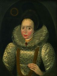 British School, 16th Century Style Portrait of an Elizabethan Lady